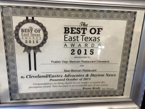 Best of East Texas Award